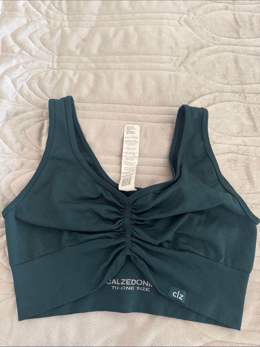 Calzedonia Women's Teal Supportive Sports Bra